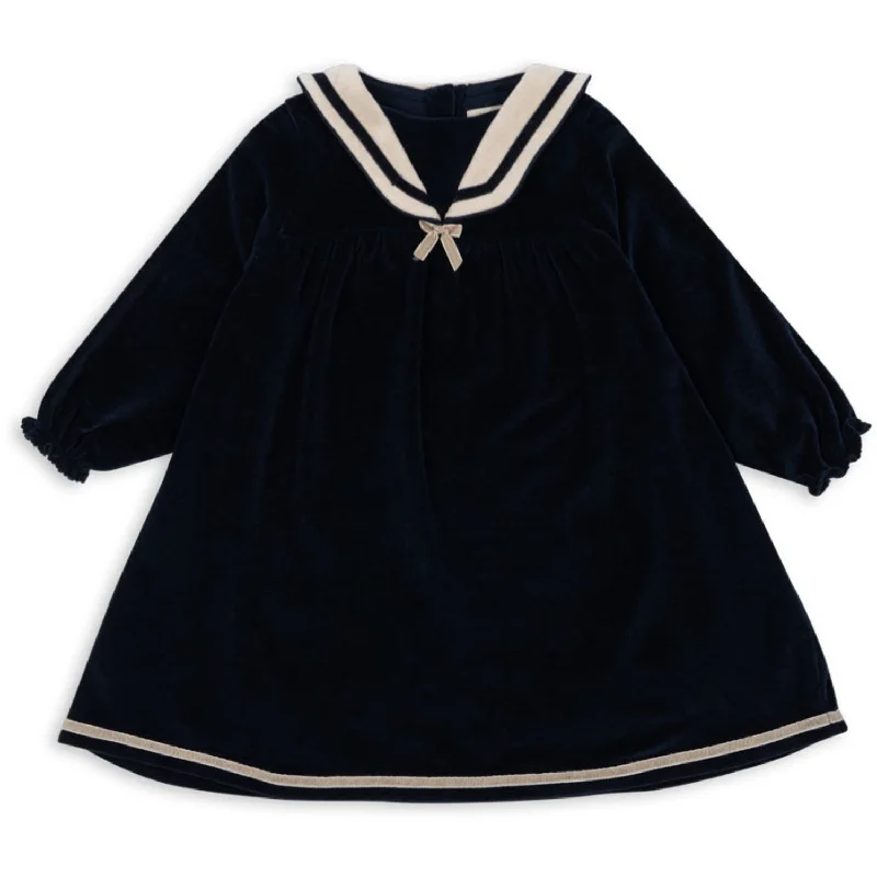 High-low DressKonges Sløjd Navy Blazer Matelot Dress Gots