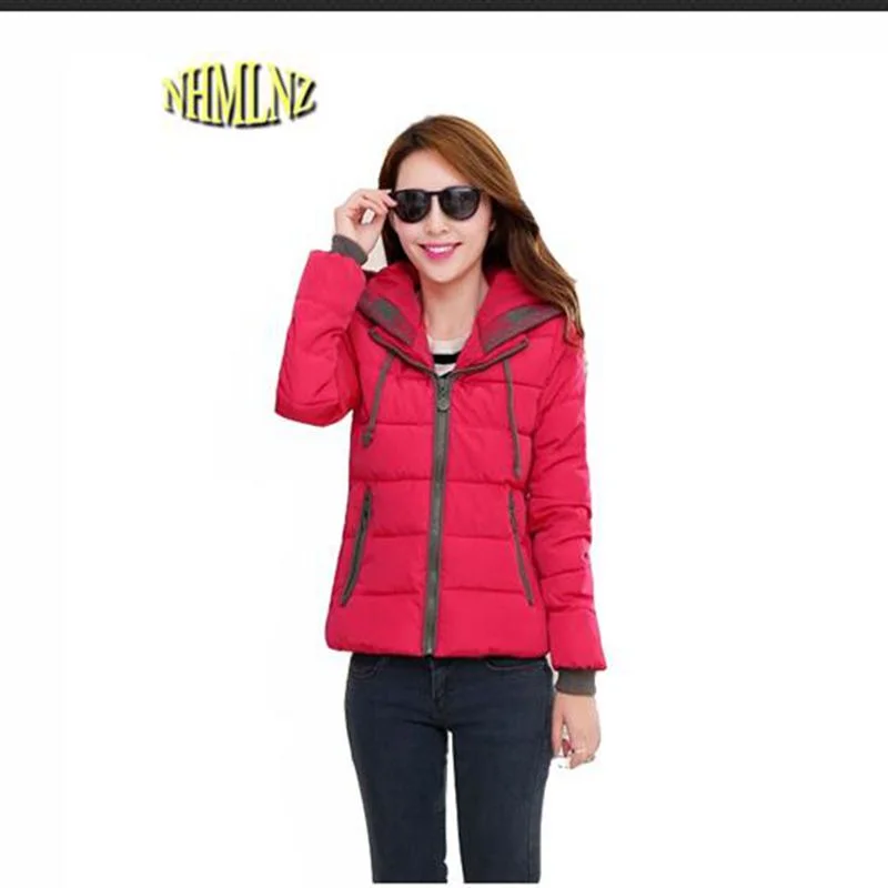 Outdoor Jackets2018 New Fashion Women Winter Down jacket  Big yards Thickening Super Warm Coats Hooded Jacket Splicing Slim Women Coat G1558