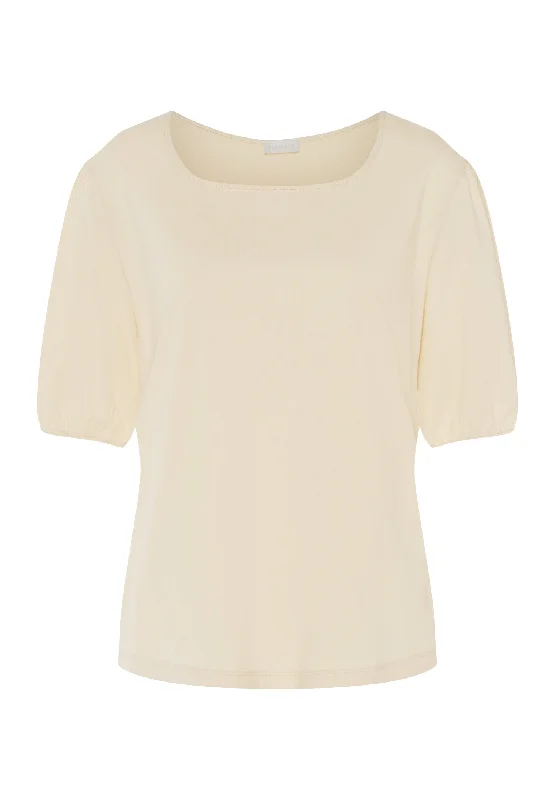 College ShirtsNatural Shirt Organic Cotton Square Neck Top | Warm Sand 78807-1200