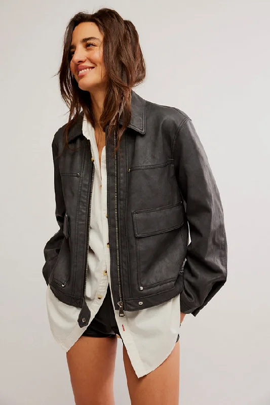 Cultural JacketsBlair Vegan Leather Jacket