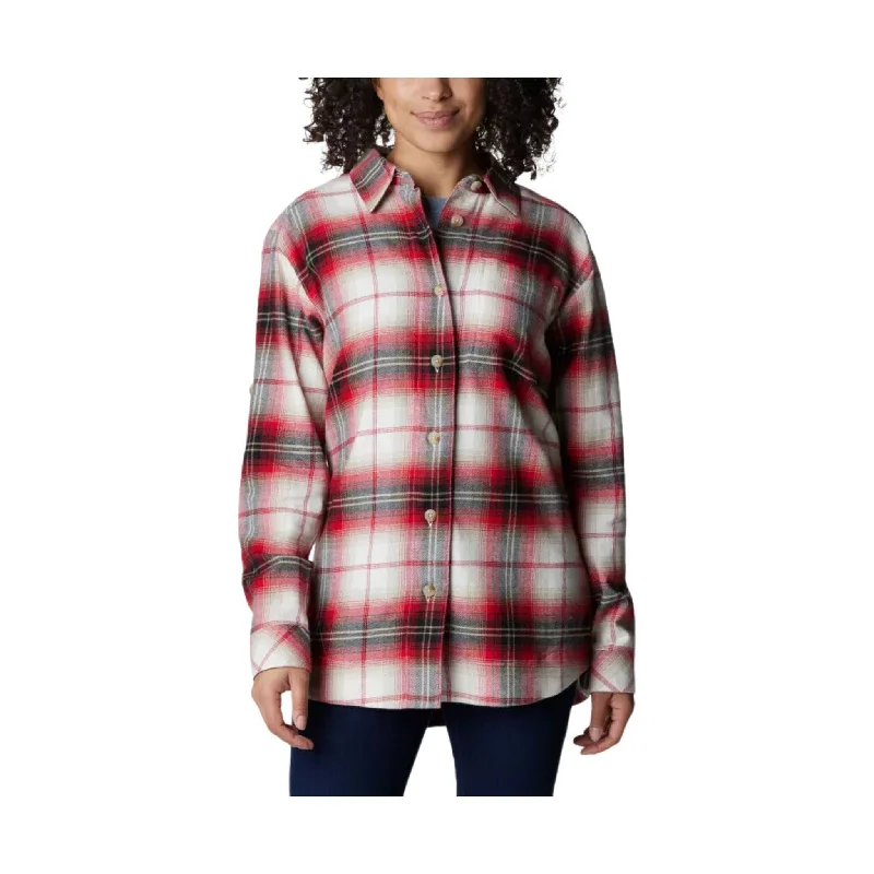 Fishing ShirtsColumbia Women's Holly Hideaway Flannel Shirt - Chalk Ombre FINAL SALE