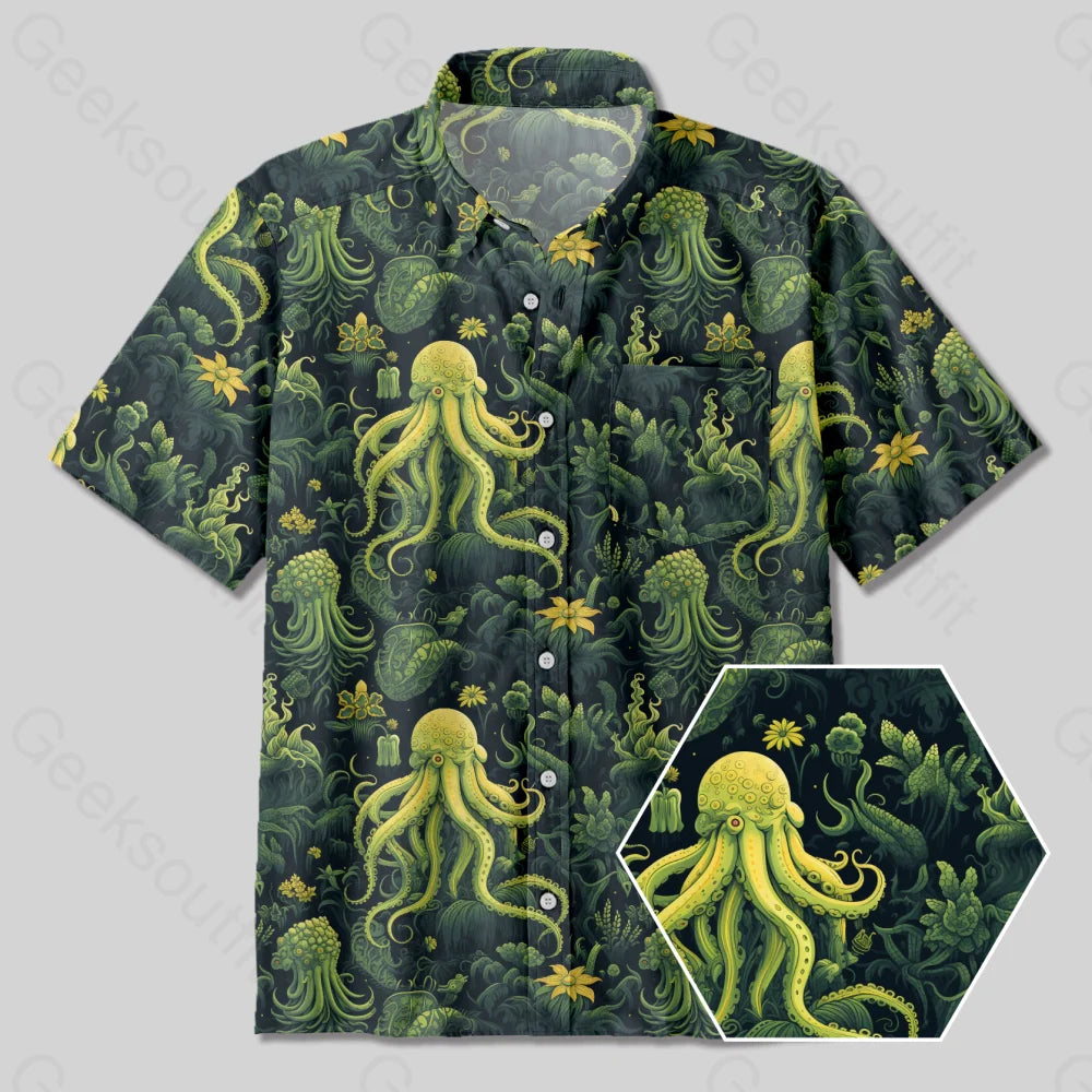 Camping ShirtsCthulhu Button Up Pocket Shirt