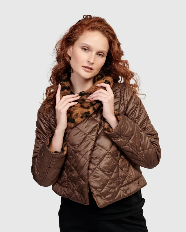 Parka JacketsEffie Moto Jacket, Chocolate