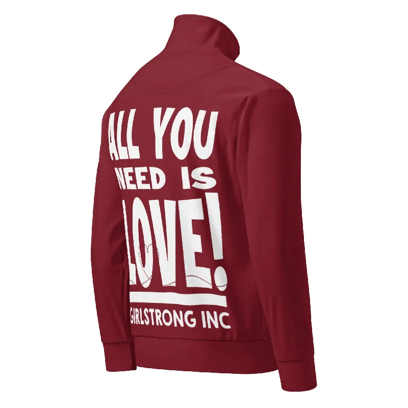 Wool JacketsGS GRAPHIX TRACK JACKET CANDY APPLE RED - ALL YOU NEED IS LOVE