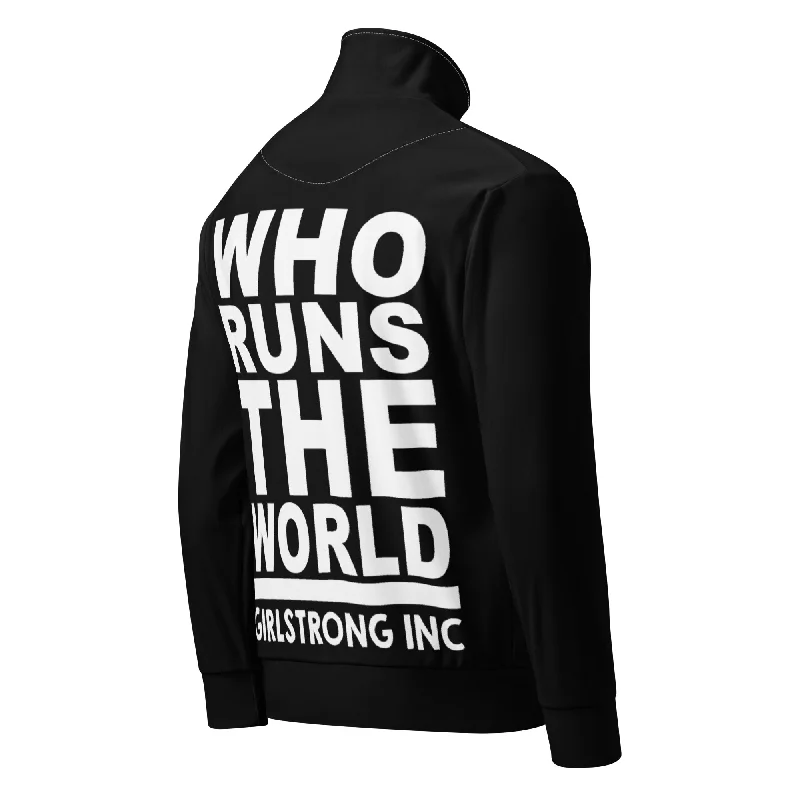 Formal JacketsGS GRAPHIX TRACK JACKET BLACK - WHO RUNS THE WORLD