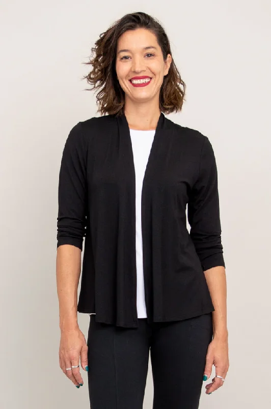 Asymmetrical JacketsKathy Jacket, Black, Bamboo