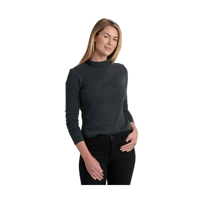 Statement ShirtsKuhl Women's Verona Rib Long Sleeve Shirt - Charcoal