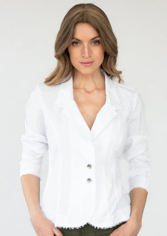 Performance JacketsMarizza White Cotton Jacket