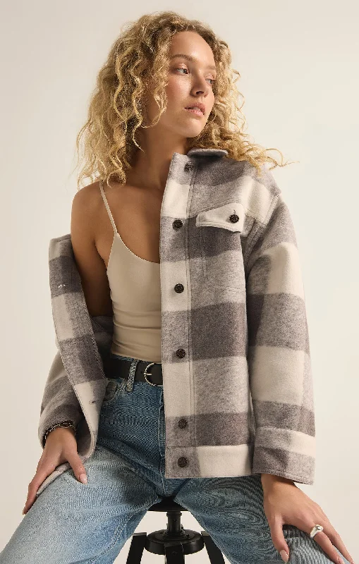 Outdoor JacketsPreston Knit Plaid Jacket