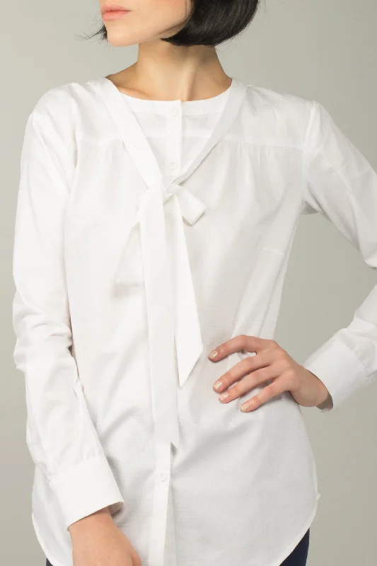 Quick-Dry ShirtsRobin Bow-tie White Shirt