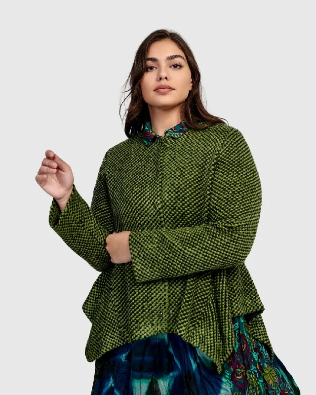 Lace-Up JacketsRoxane Jacket, Green