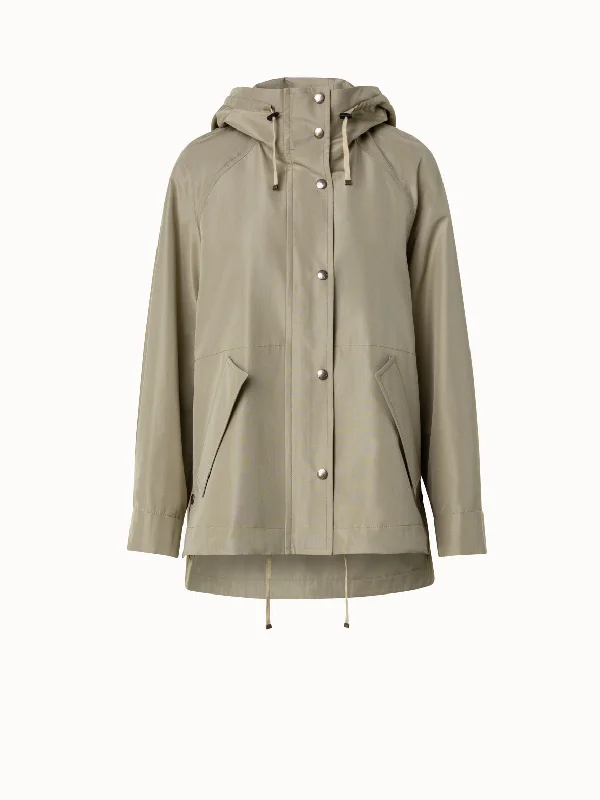 Cashmere JacketsWaterproof Silk Parka