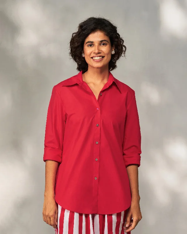 Hemp ShirtsTropico Shirt - Bright Red