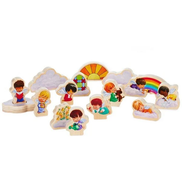 Hallmark Mary's Angels Wood Play Set, 15 pieces