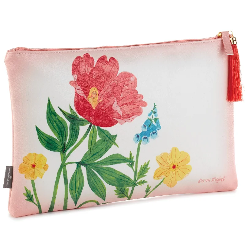 Hallmark Oana Befort Floral Large Zip Pouch