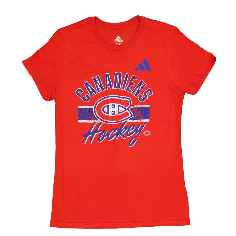 College T-Shirtsadidas - Women's Montreal Canadiens Blend T-Shirt (IB5640)