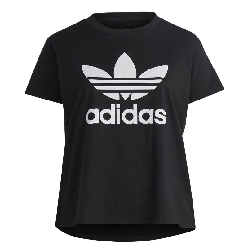 Reflective T-Shirtsadidas - Women's Adicolor Classics Trefoil T-Shirt (Plus Size) (HY8341)