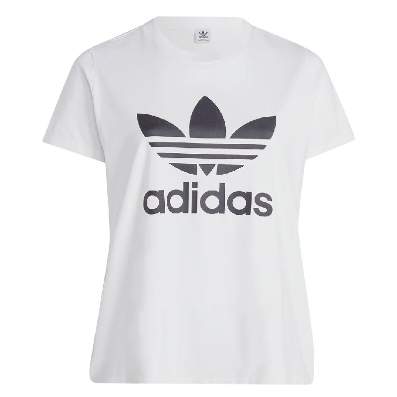 Fleece T-Shirtsadidas - Women's Adicolor Classics Trefoil T-shirt (Plus Size) (HY8346)