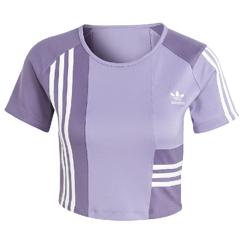 Button-Up T-Shirtsadidas - Women's Adicolor Crop T-Shirt (IC2378)