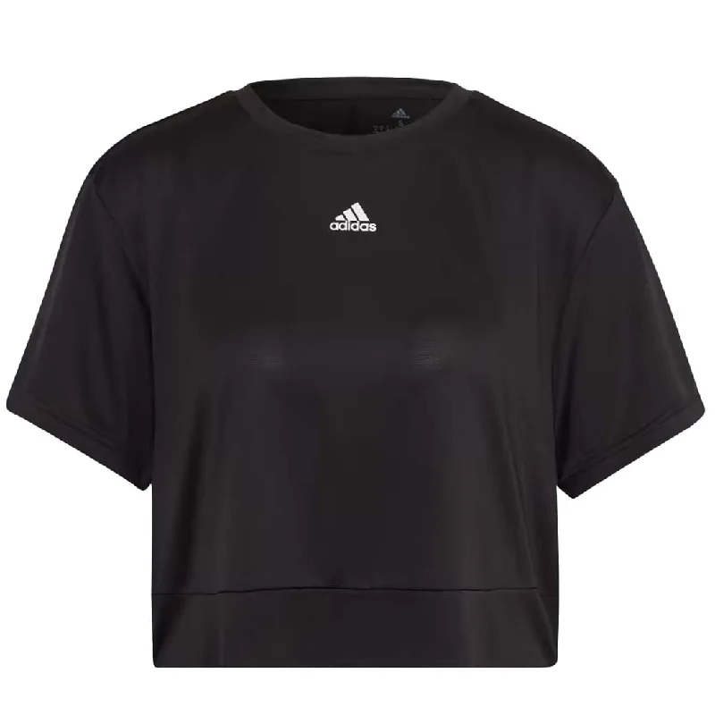 Graphic T-Shirtsadidas - Women's Aeroready Studio Crop T-Shirt (HD8943)