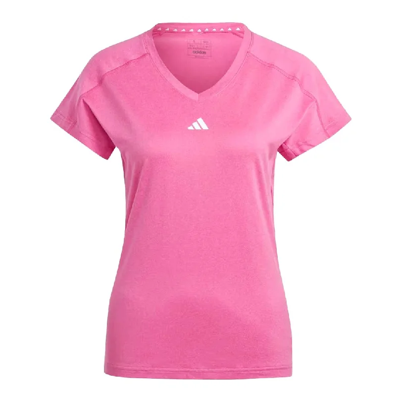 Studded T-Shirtsadidas - Women's Aeroready Train Essentials V-Neck T-Shirt (HR7876)