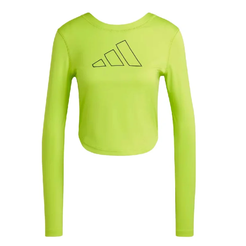 Recycled Fabric T-Shirtsadidas - Women's  Hyperbright Training Long Sleeve T-Shirt (IL6618)