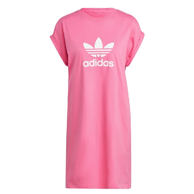 Hip-Hop T-Shirtsadidas - Women's Originals Trefoil Cotton T-Shirt Dress (IK6590)