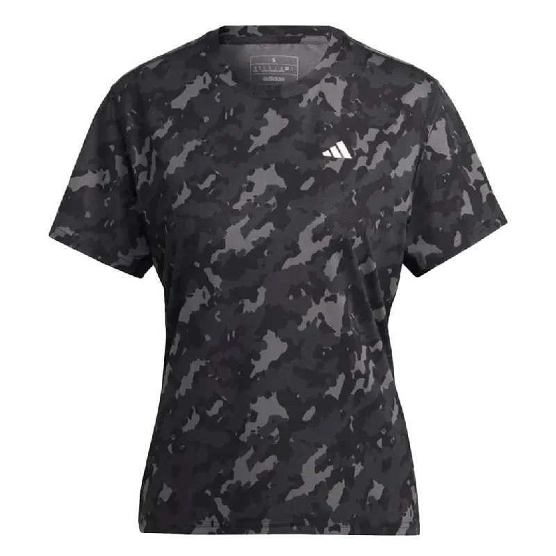 French Terry T-Shirtsadidas - Women's Own The Run AOP T-Shirt (HM4250)