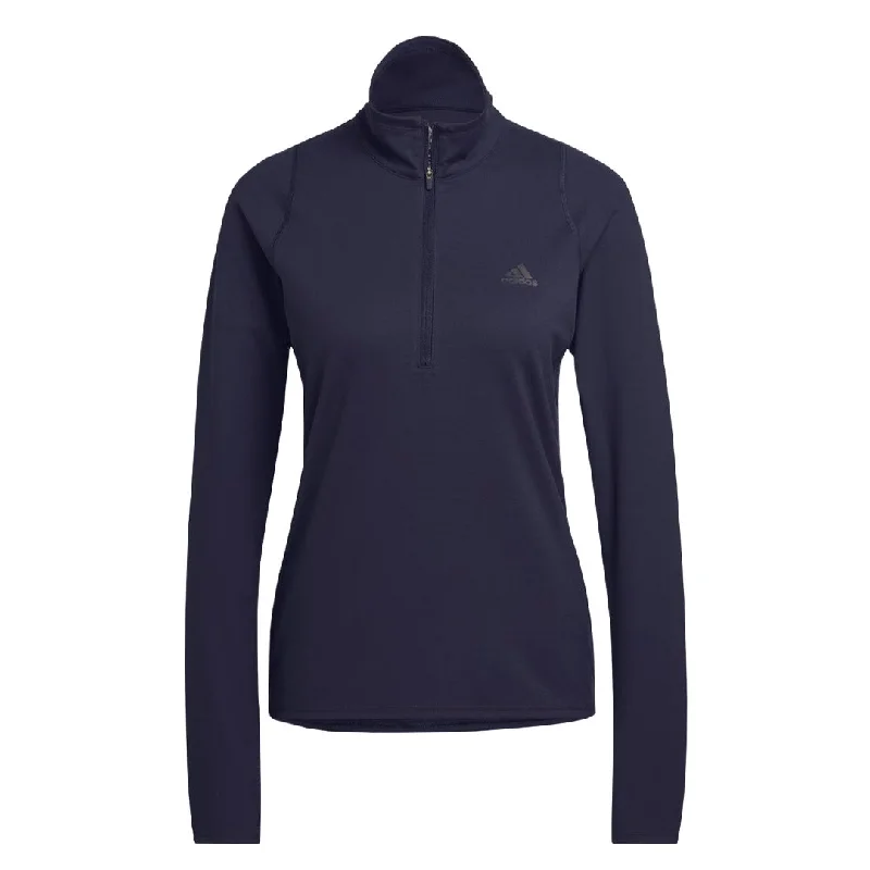 Lounge Hoodiesadidas - Women's Run Fast Long Sleeve 1/2 Zip Sweatshirt (HK9017)