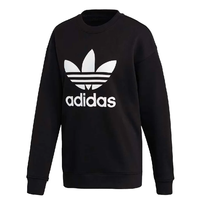 Sherpa-Lined Hoodiesadidas - Women's Trefoil Crew Sweatshirt (FM3272)