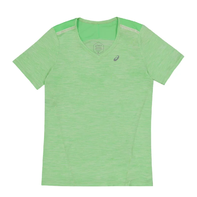 Silk T-ShirtsAsics - Women's Race V-Neck Short Sleeve T-Shirt (2012C735 301)