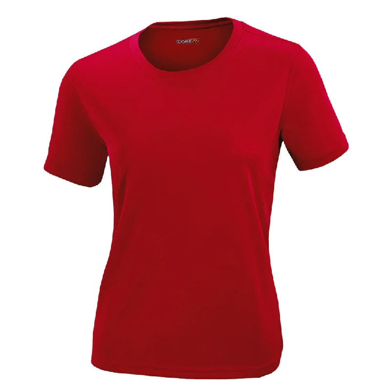 Zippered T-ShirtsCore 365 - Women's Pace Pique Short Sleeve T-Shirt (78182 850)