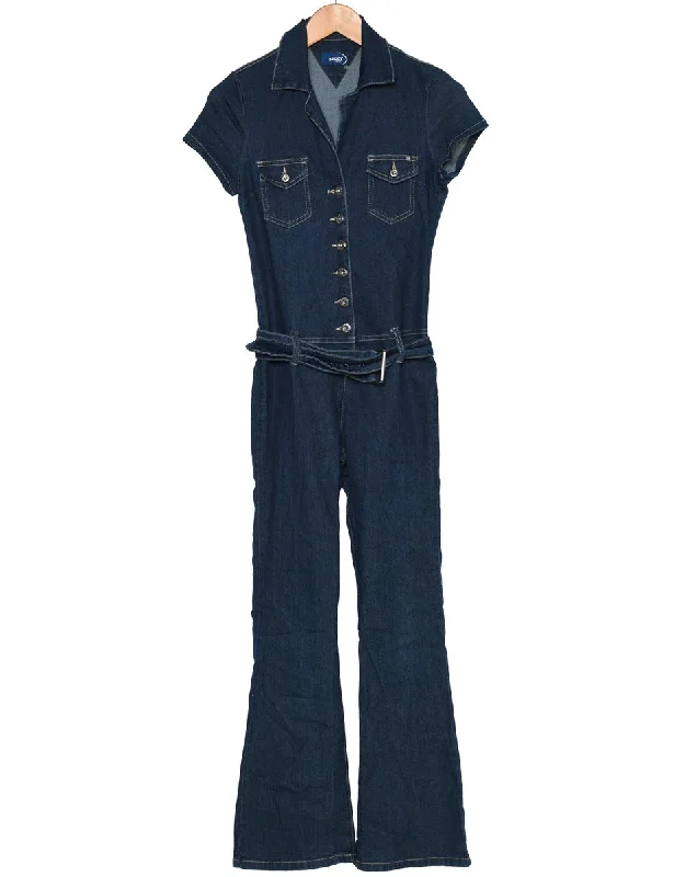 Layered T-ShirtsY2K Denim Jumpsuit - M