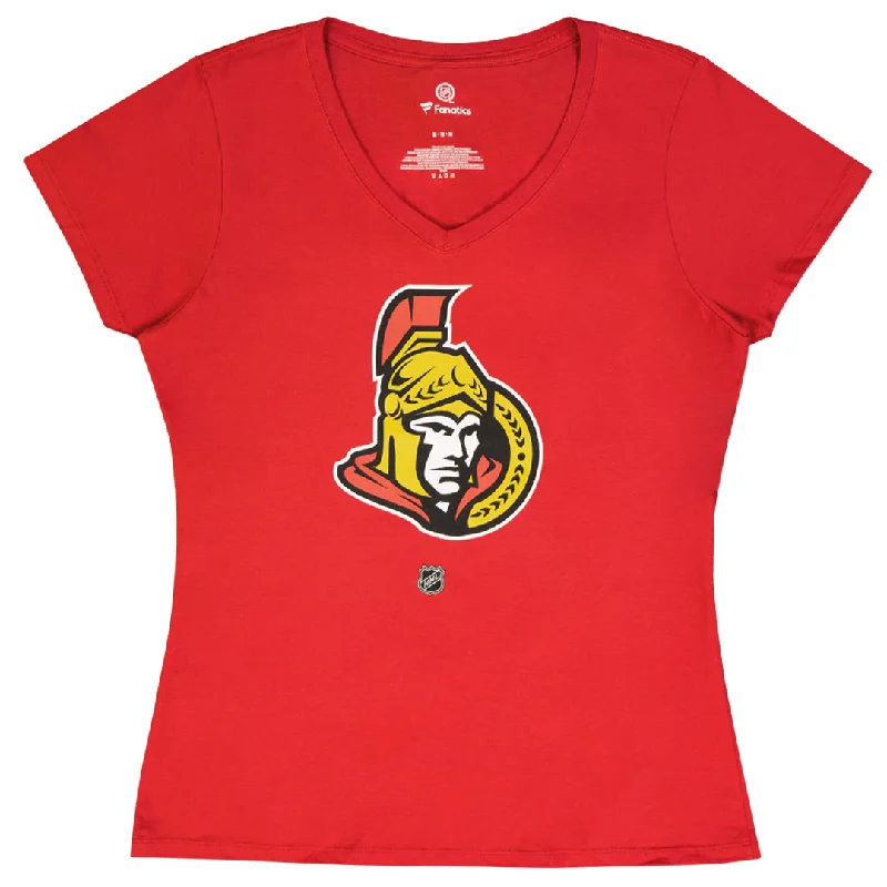 Fringed T-ShirtsFanatics - Women's Ottawa Senators Anderson T-Shirt (3A40 0484 H3M FND)