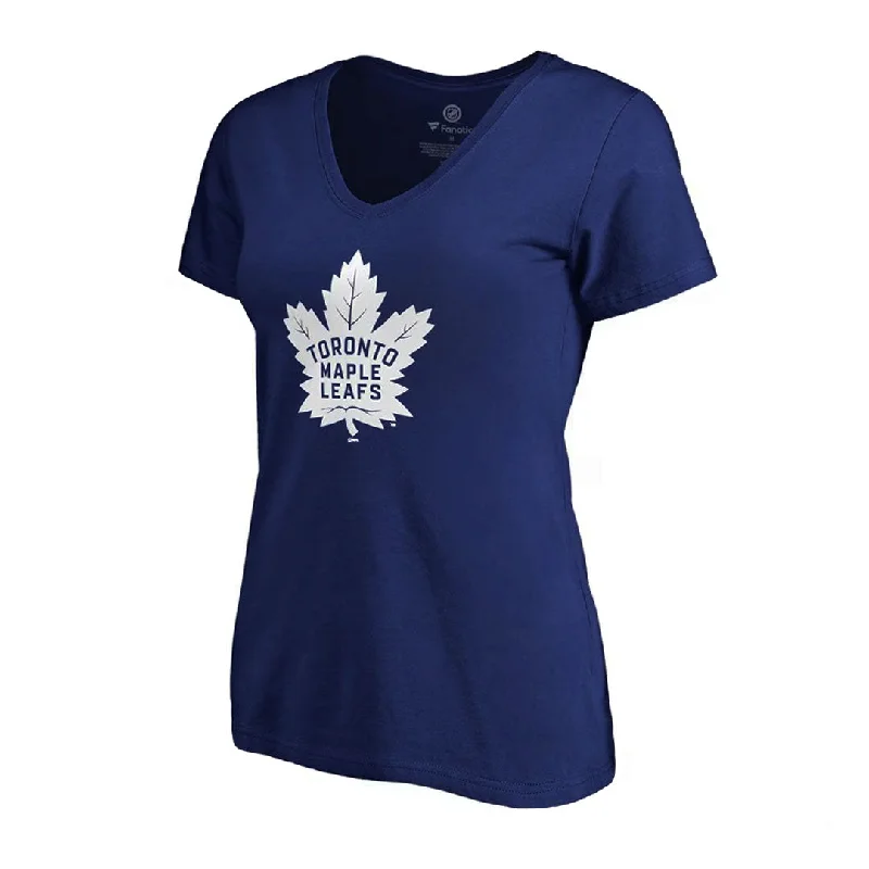 Metallic T-ShirtsFanatics - Women's Toronto Maple Leafs Primary Logo T-Shirt (3A40 4506 2GZ 71M)