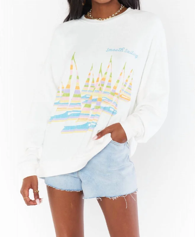 Waterproof HoodiesScotty Sweatshirt In White