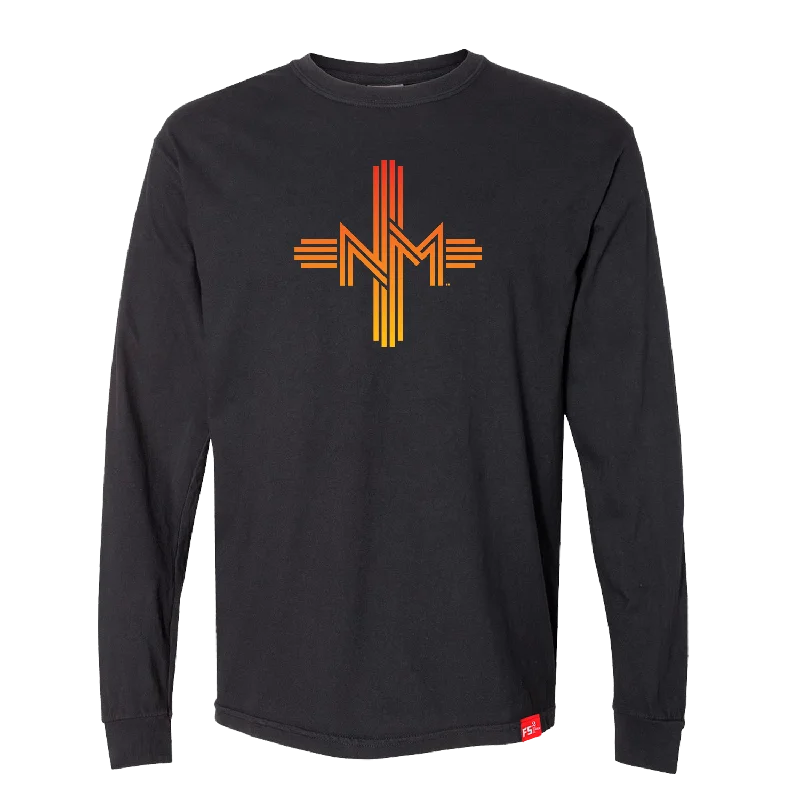 Blended Fabric T-ShirtsSunset New Mexico Zia T-Shirt Long Sleeve