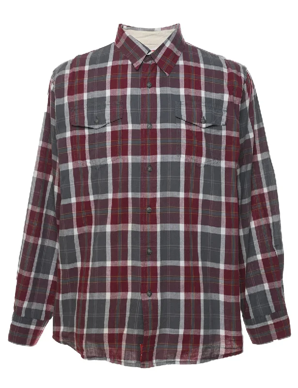 Retro T-ShirtsWrangler Checked Shirt - L