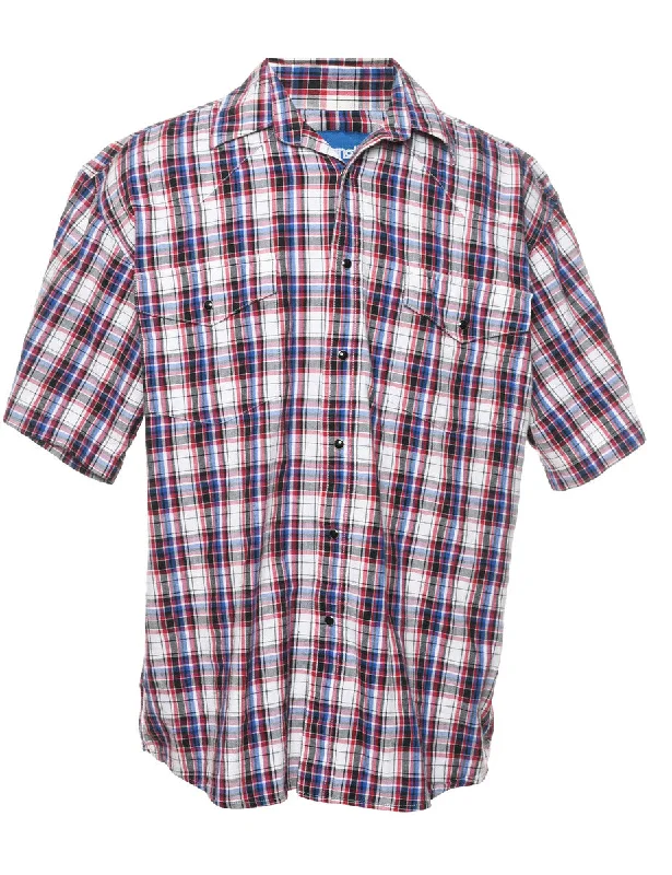 Hooded T-ShirtsWrangler Checked Western Shirt - L