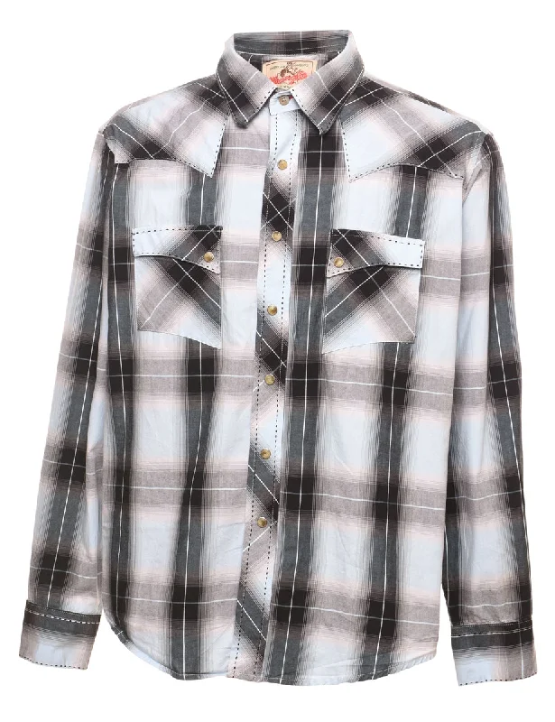 Asymmetrical T-ShirtsWrangler Checked Western Shirt - L