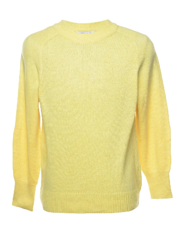 Streetwear T-ShirtsYellow Classic Knit Jumper - S