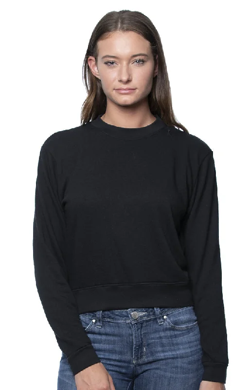 Organic Cotton Sweatshirts97100 Women's Organic RPET French Terry Crew Sweatshirt Made in USA