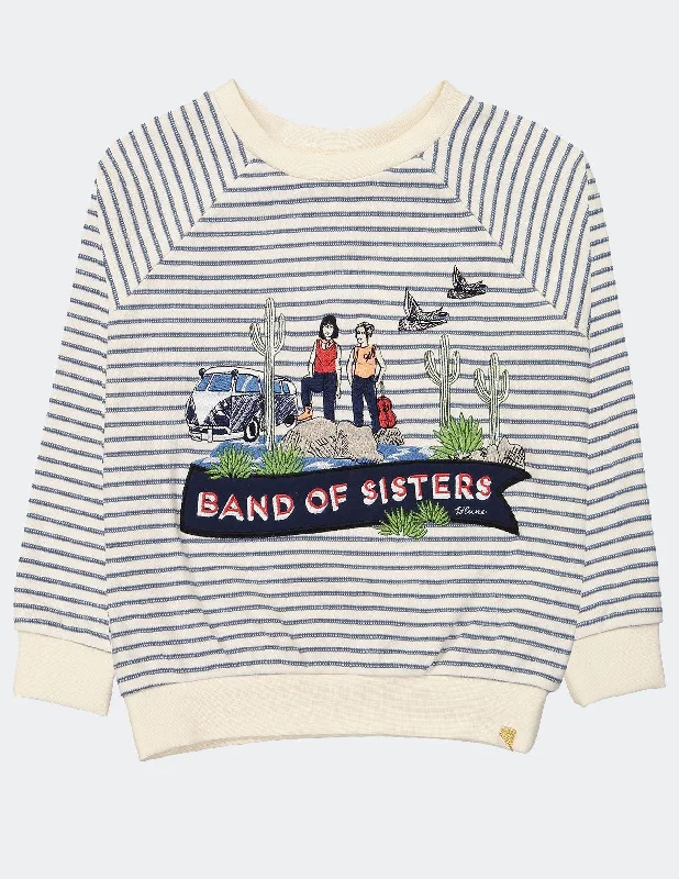 Camping HoodiesBlune - Kids Girl Band of Sisters Sweatshirt