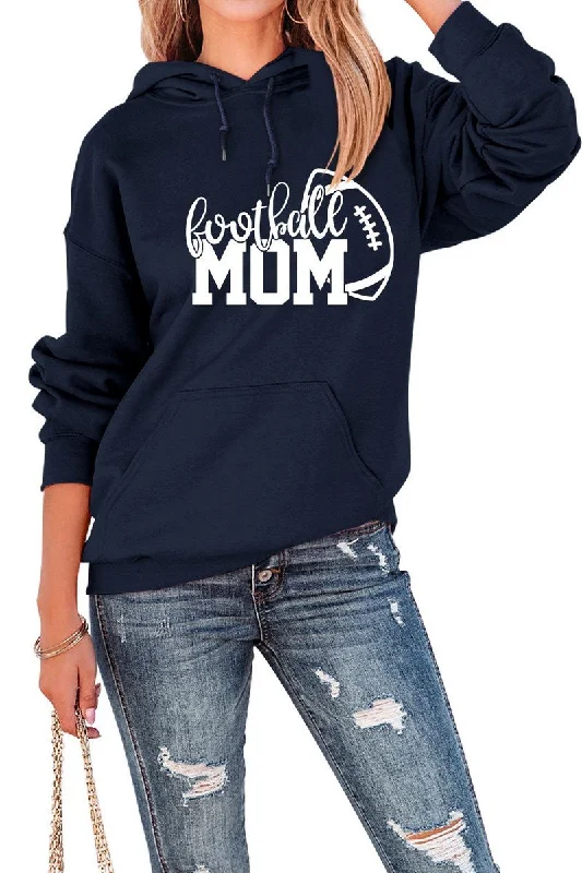 Running SweatshirtsWOMEN FOOTBALL GAMEDAY PRINT HOODED SWEATSHIRT