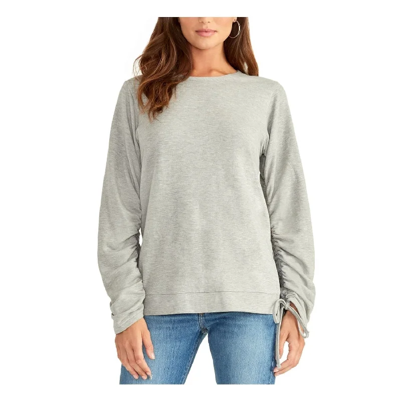 Festival SweatshirtsRachel Rachel Roy Women's Ruched Sweatshirt Gray Size Extra Small