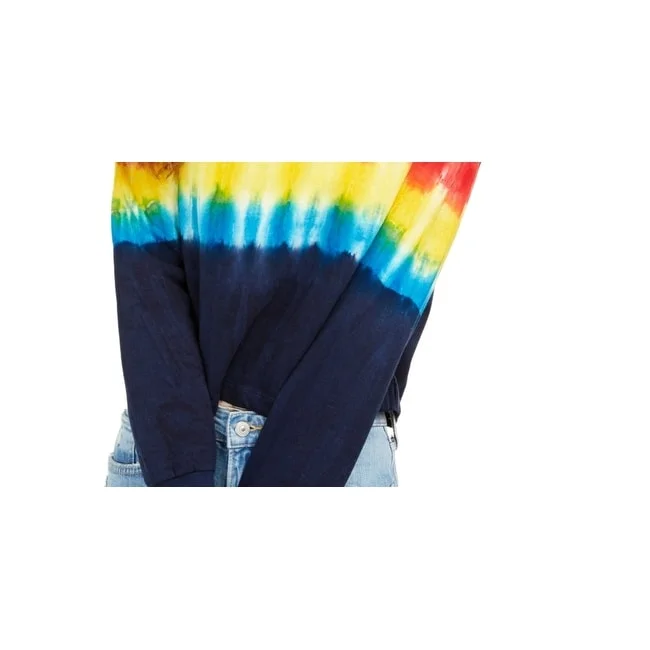 Punk SweatshirtsRebellious One Junior's Tie Dyed Sweatshirt Blue Size Medium