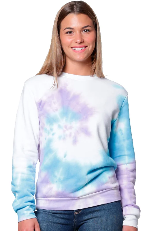 Reversible HoodiesSWIRL TIE DYE CREW SWEATSHIRT Size XS - 2XL Made in USA 3759SWR