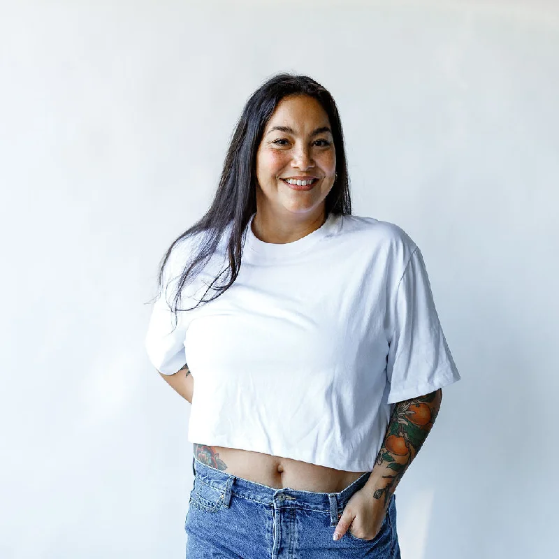 Silk T-ShirtsThe Everyday Basics ~ Cropped T-shirt