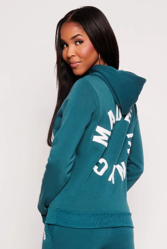 Luxury HoodiesMade In NYC Graphic Back Hooded Sweatshirt