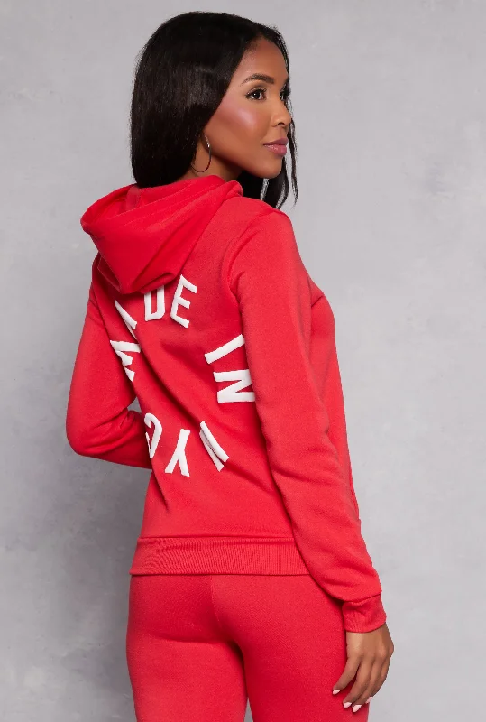 Limited Edition HoodiesMade In NYC Graphic Back Hooded Sweatshirt